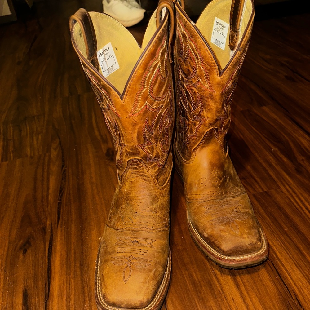 Double H Tan Leather Footwear